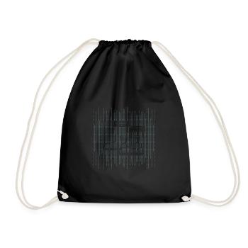 Bottes dans la nature agriculteur ASCII - Sac de sport léger - noir - Devant