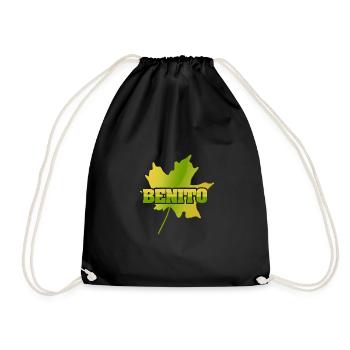 Benito à la feuille d’érable d’automne - Sac de sport léger - noir - Devant