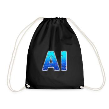 AI - Turnbeutel - Schwarz - Vorne