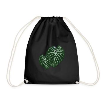 Philodendron Gloriosum - Turnbeutel - Schwarz - Vorne