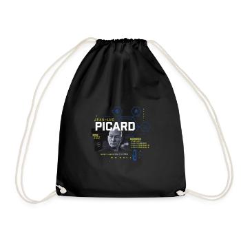 Star Trek Picard Jean-Luc Picard - Sac de sport léger - noir - Devant