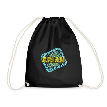 Gift for Arian - Drawstring Bag - black - Front