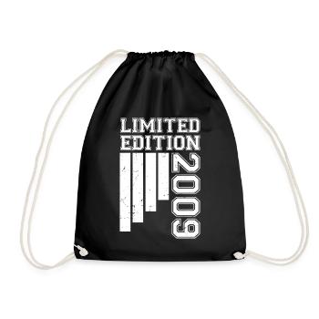 2009 Anniversaire Né En 2009 Édition Limitée - Sac de sport léger - noir - Devant