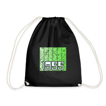 Né en 1955 - Sac de sport léger - noir - Devant