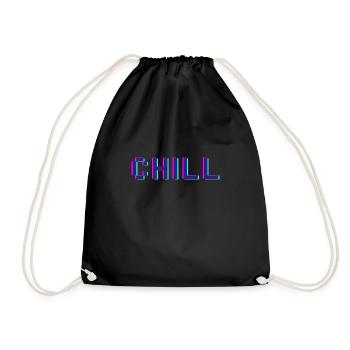 Chill - Drawstring Bag - black - Front