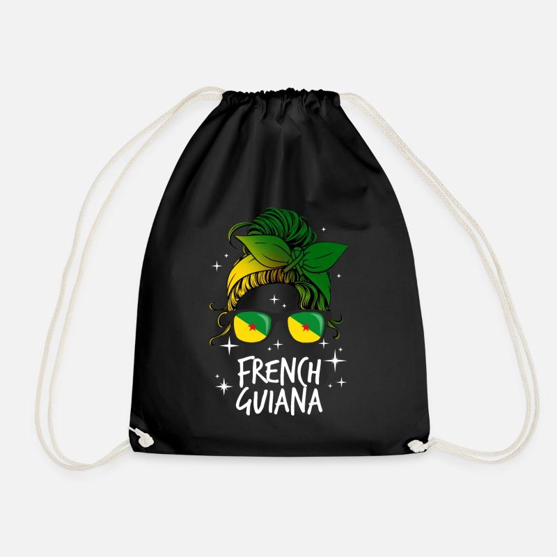 Guyane française - Sac de sport léger - noir