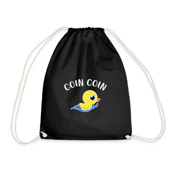 Canard Humour Vilain Petit Canard Coin Coin - Sac de sport léger - noir - Devant