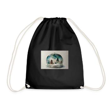 Noël 14 - Sac de sport léger - noir - Devant