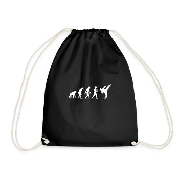 2563 Evolution Karate - Turnbeutel - Schwarz - Vorne