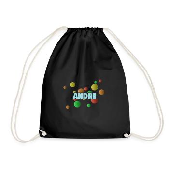 Ball pit Andre - Drawstring Bag - black - Front