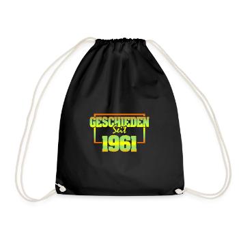 1961 - Turnbeutel - Schwarz - Vorne