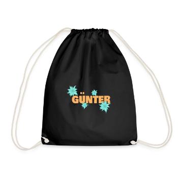 Edelweiss Günter - Drawstring Bag - black - Front
