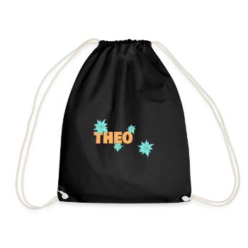 Edelweiss Theo - Drawstring Bag - black - Front