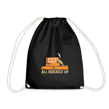 Tout en maçon - Maurer Design - Sac de sport léger - noir - Devant