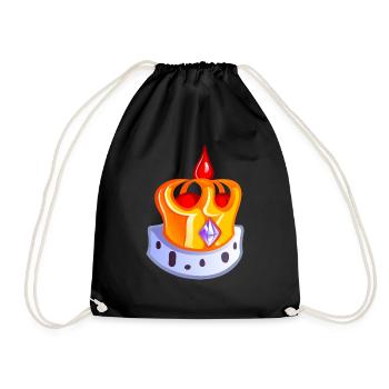 couronne de roi.png - Sac de sport léger - noir - Devant