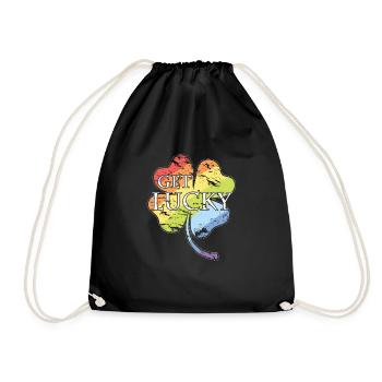 GET LUCKY - Sac de sport léger - noir - Devant