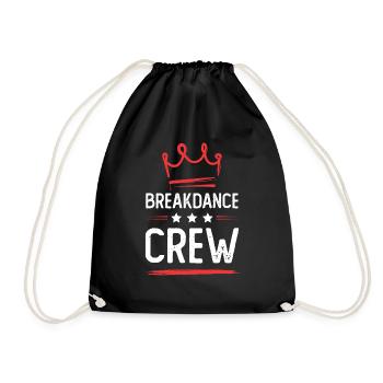 Équipe de breakdance - Sac de sport léger - noir - Devant