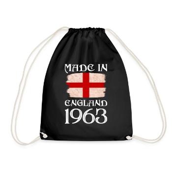 Made in England 1963 - St George's Day - English - Drawstring Bag - black - Front