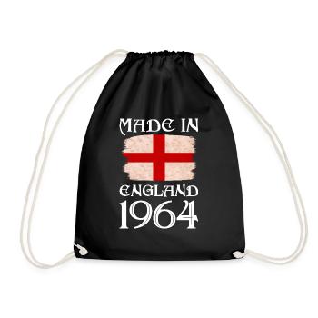 Made in England 1964 - St George's Day - English - Drawstring Bag - black - Front