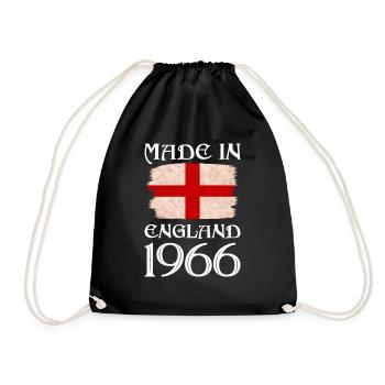 Made in England 1966 - St George's Day - English - Drawstring Bag - black - Front
