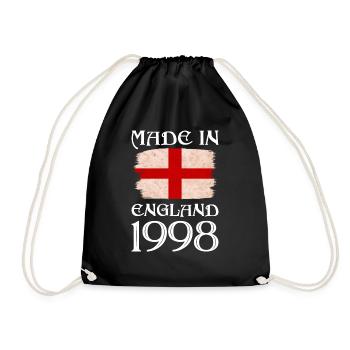 Made in England 1998 - St George's Day - English - Drawstring Bag - black - Front