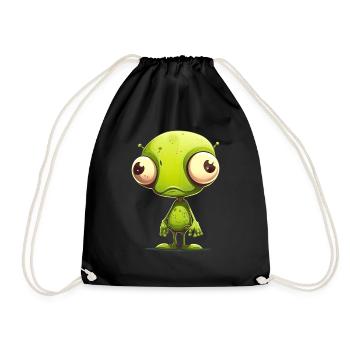 Alien - Turnbeutel - Schwarz - Vorne