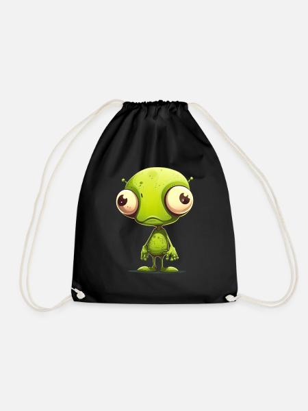 Alien - Turnbeutel - Schwarz