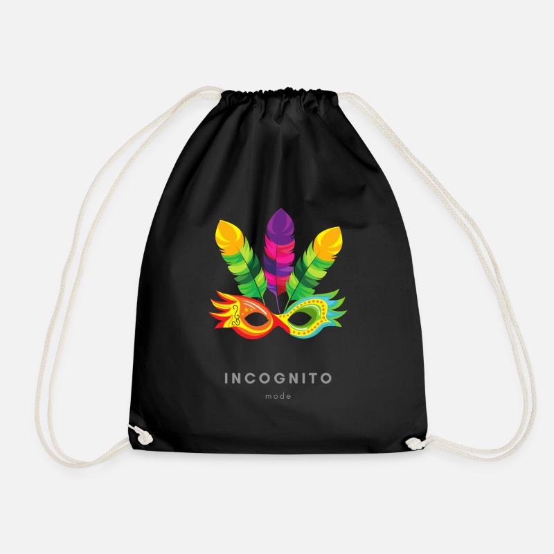 Incognito mode Female - Turnbeutel - Schwarz