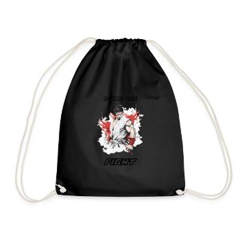 The fighter - Drawstring Bag - black - Front