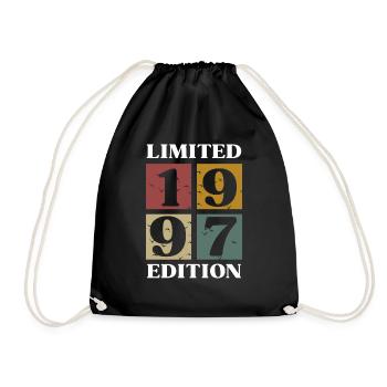 Vintage Gift 1997 Anniversary Limited Edition - Drawstring Bag - black - Front