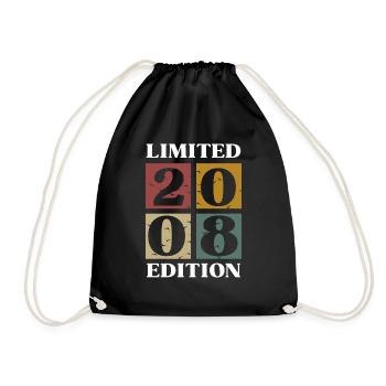 Vintage Gift 2008 Anniversary Limited Edition - Drawstring Bag - black - Front