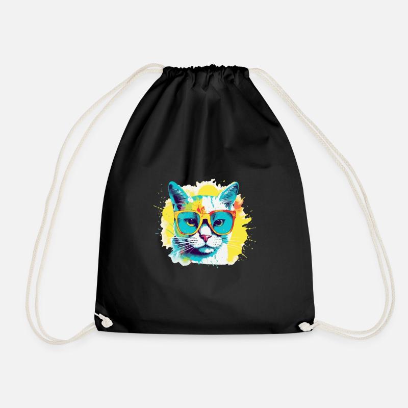Félix curieux - Sac de sport léger - noir