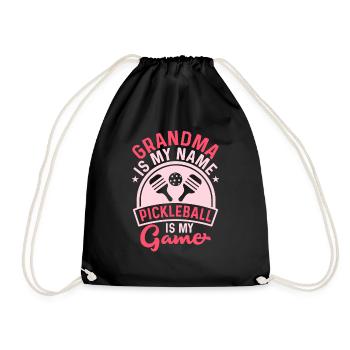 Grand-mère est mon nom Pickleball Paddle Raquette joueur - Sac de sport léger - noir - Devant
