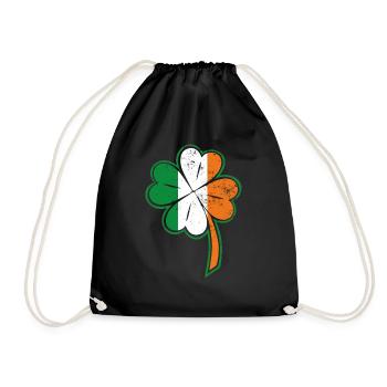 Trèfle Irlande Irlandais - Sac de sport léger - noir - Devant