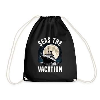 Seas The Vacation Cruise Ship Vacation Group - Turnbeutel - Schwarz - Vorne