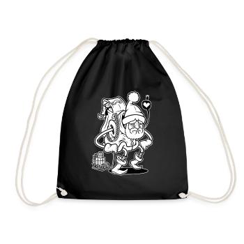 Noël Homme - Sac de sport léger - noir - Devant