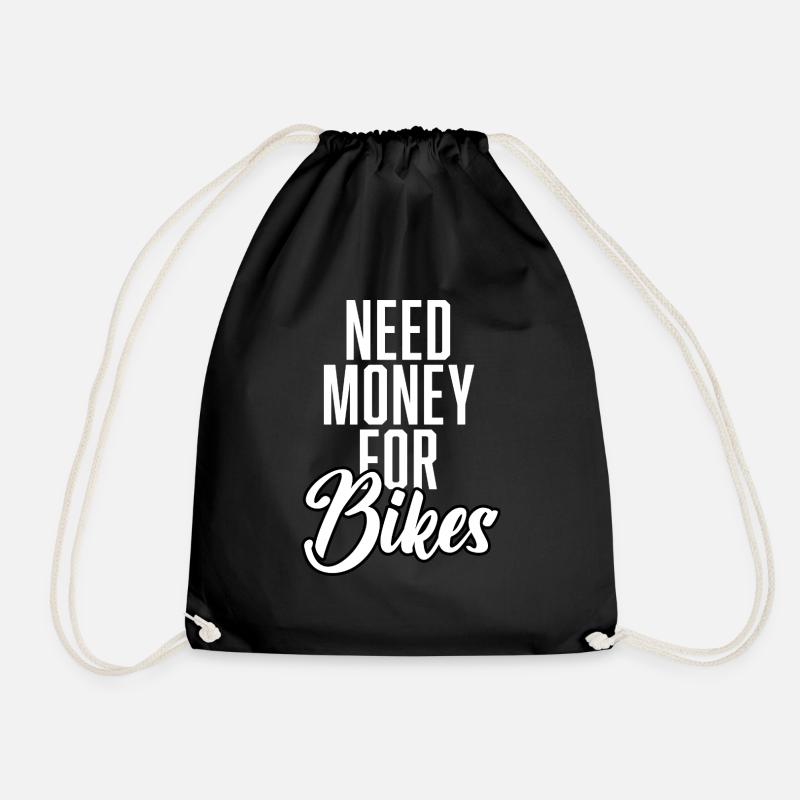 Need Money For Bikes - Turnbeutel - Schwarz
