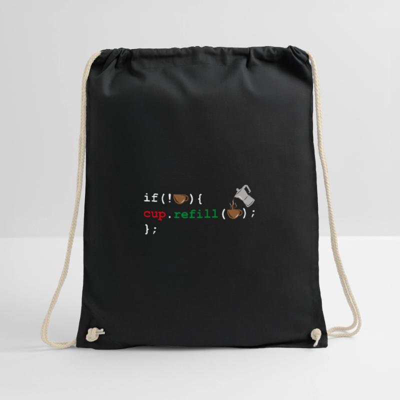 Code de la caféine Code du café Sac de sport léger