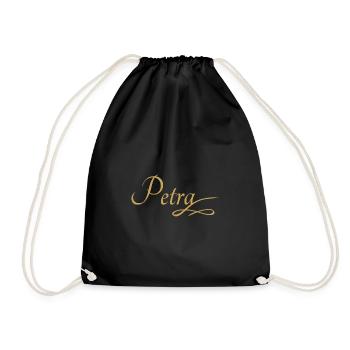 Le prénom de Petra - Sac de sport léger - noir - Devant