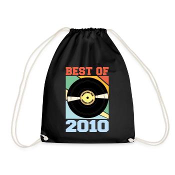 Best of 2010 - Drawstring Bag - black - Front