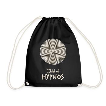 Child of Hypnos – Percy Jackson inspired design - Drawstring Bag - black - Front