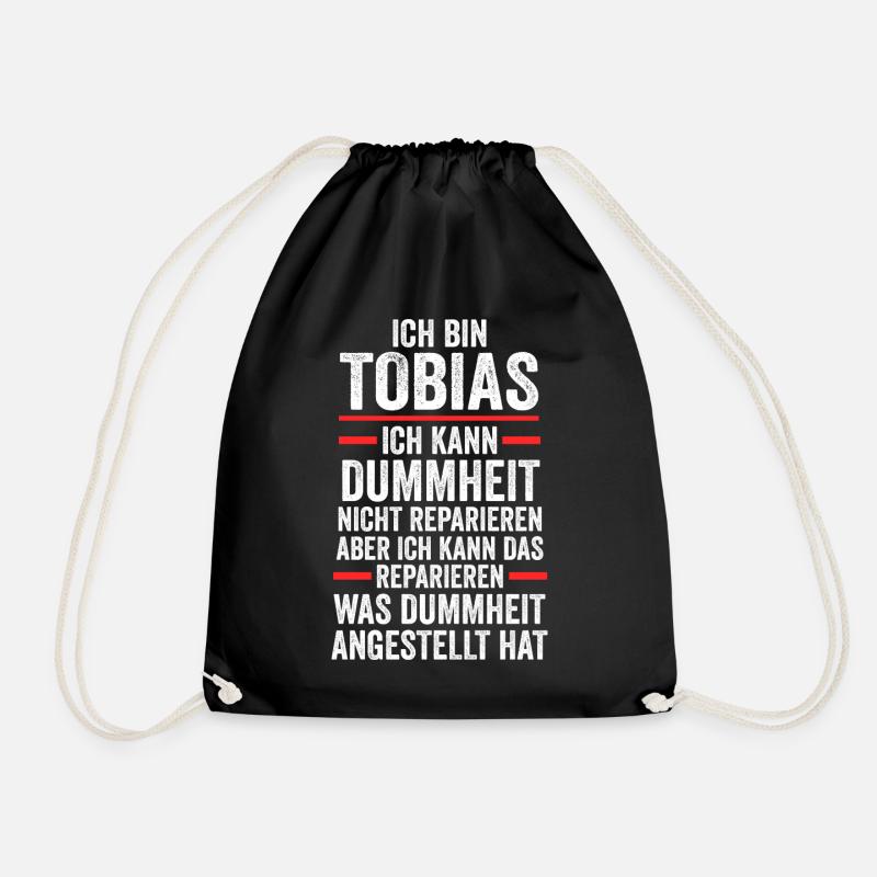 Tobias - Turnbeutel - Schwarz