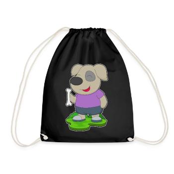 Os de chien - Sac de sport léger - noir - Devant