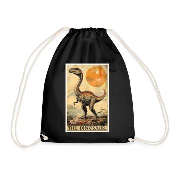 Dino Dinosaure Dinosaure - Sac de sport léger - noir - Devant