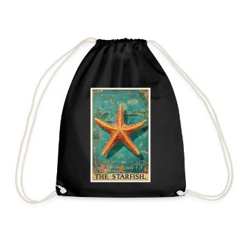 Étoile de mer Étoile de mer - Sac de sport léger - noir - Devant