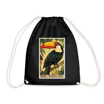 Toucans Toucan - Drawstring Bag - black - Front