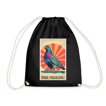 Pigeons Pigeon - Sac de sport léger - noir - Devant