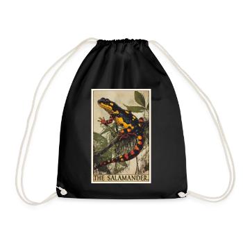 Salamandre de feu Salamandre - Sac de sport léger - noir - Devant