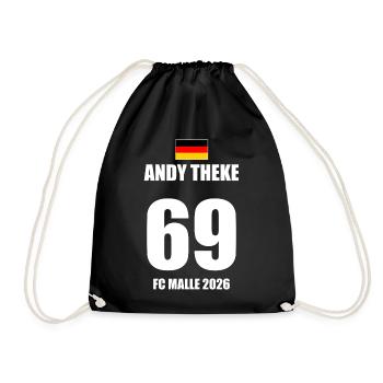 Malle 2026 Andy Theke 69 FC Malle 2026 - Sac de sport léger - noir - Devant