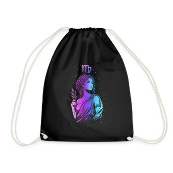 Scorpion Goddess in Gradients - Drawstring Bag - black - Front